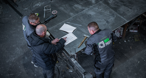 Замер объекта и проектирование конструкций